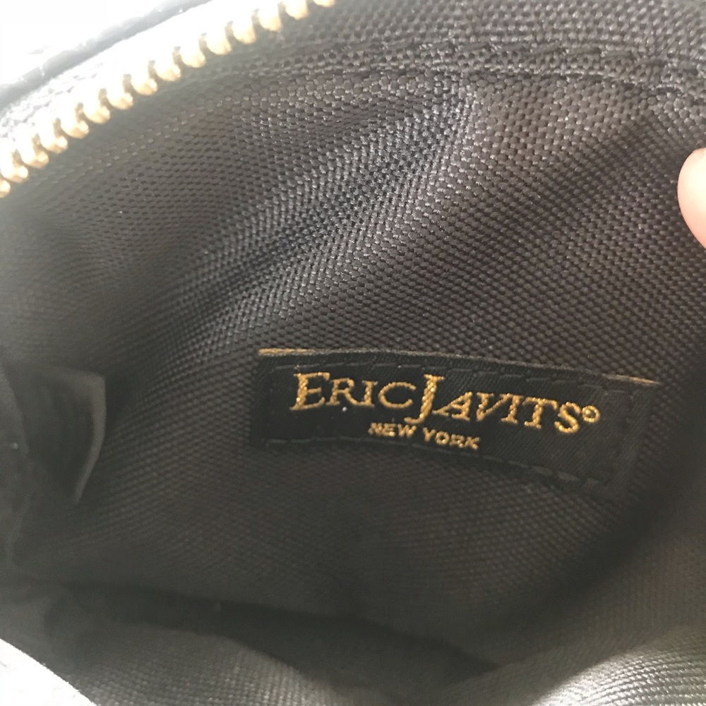 Eric Javits Python Leather Wristlet - image 5